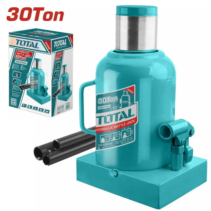 TOTAL HYDRAULIC BOTTLE JACK 30T (THT109302)