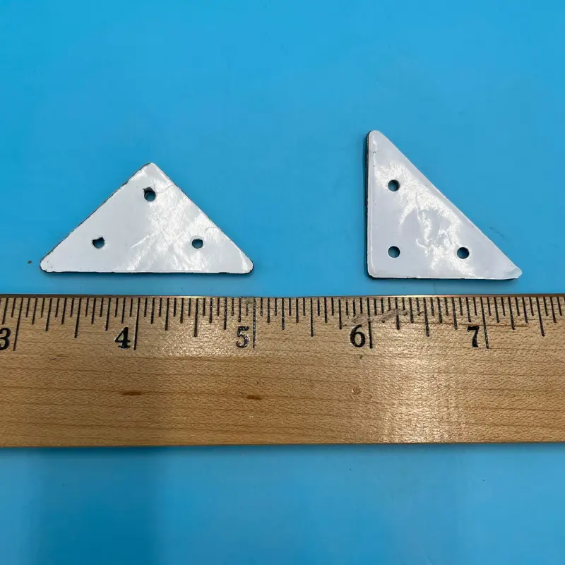 Vinyl Covered Triangle Drapery Weights - 1000/case