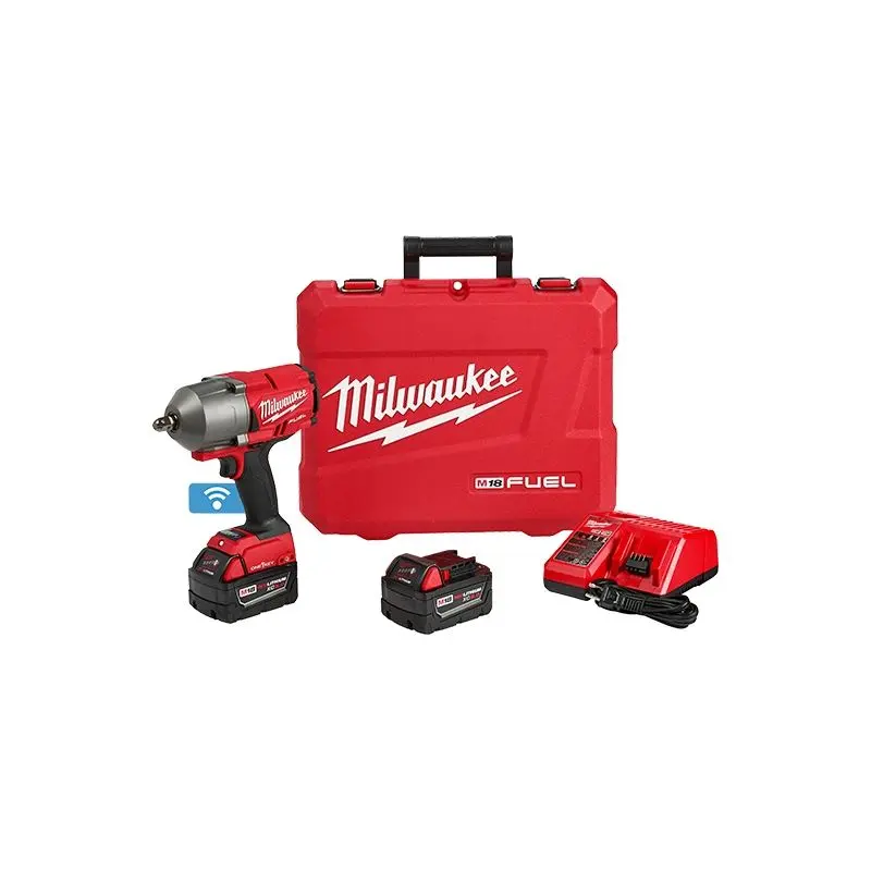 Milwaukee 2862-22 M18 FUEL w/ ONE-KEY High Torque Impact Wrench 1/2 in Pin Detent Kit