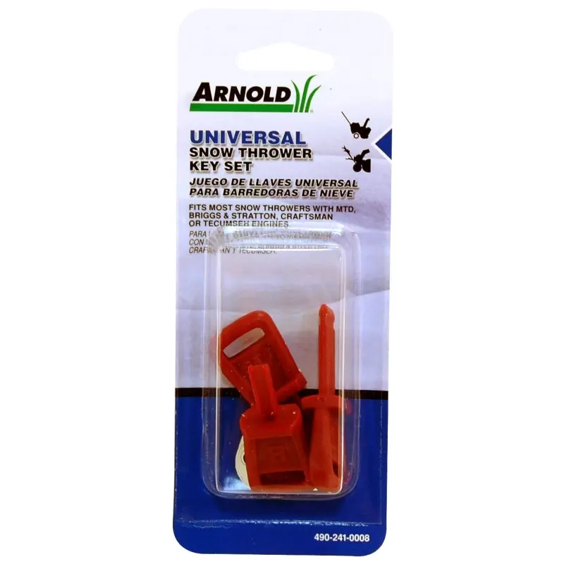 ARNOLD 490-241-0008 Snow Thrower Key Set