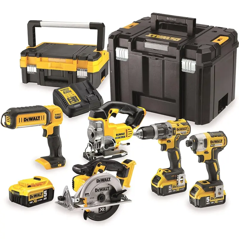 DeWALT 18V Cordless 5 Piece Kit  | DCK551P3T-GB