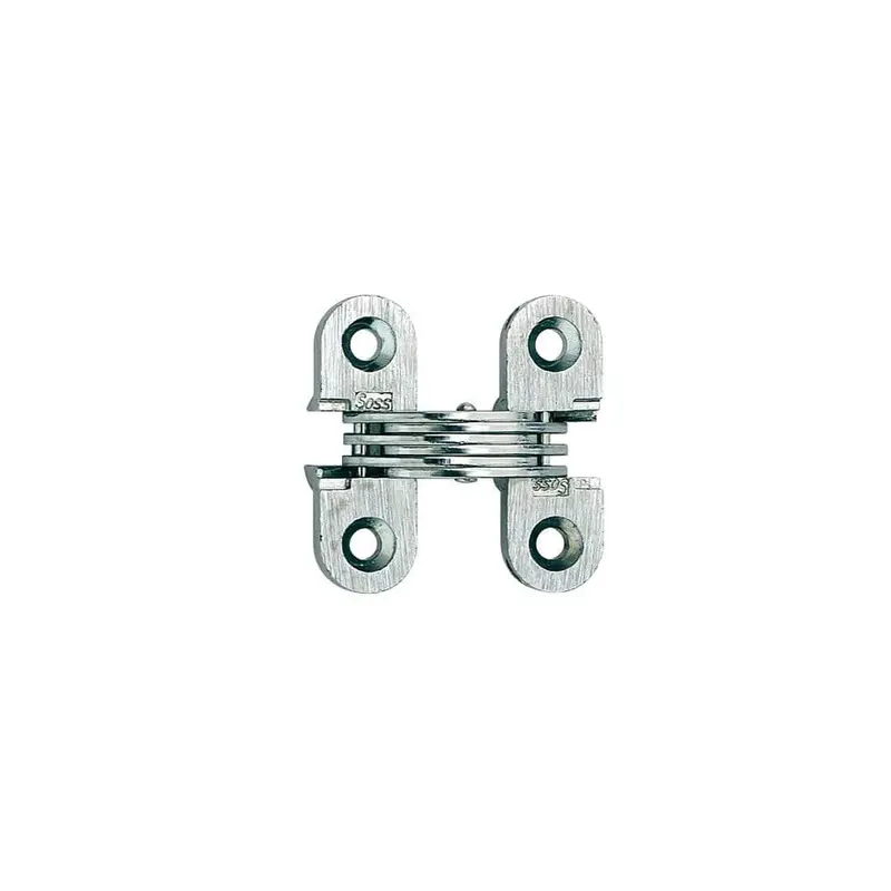 1/2 in. 11/2 in. Satin Chrome Invisible HingeUnplated / .2 / 2
