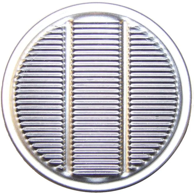 2 in. Aluminum Round Louvered Vulcan Vent0.031 / each