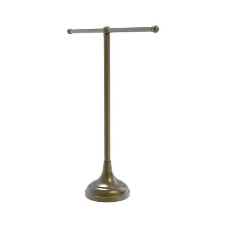 Allied Brass Vanity Top 2 Arm Guest Towel Holder in Antique Brass