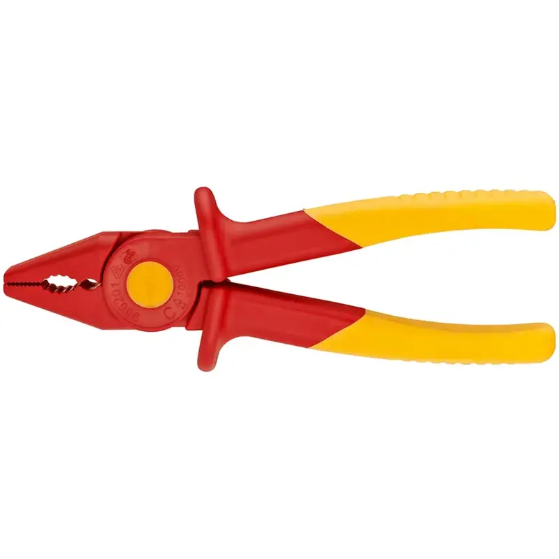 Knipex Plastic Flat Nose Pliers Insulated 180mm | 98 62 01