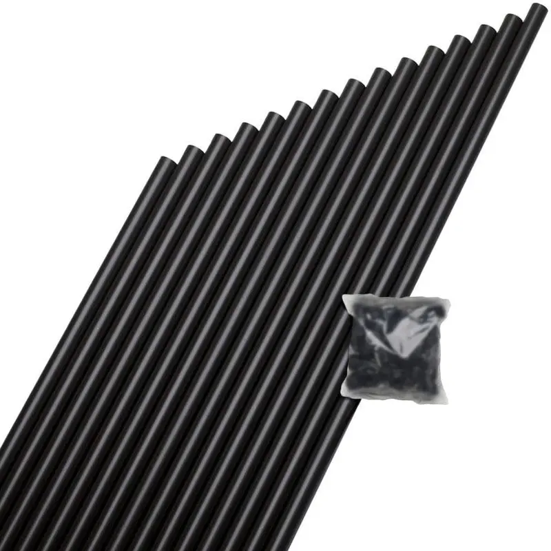 3/4 in. x 26 in. Black Aluminum Round Baluster (15-Pack)Black / .283 / 26 in