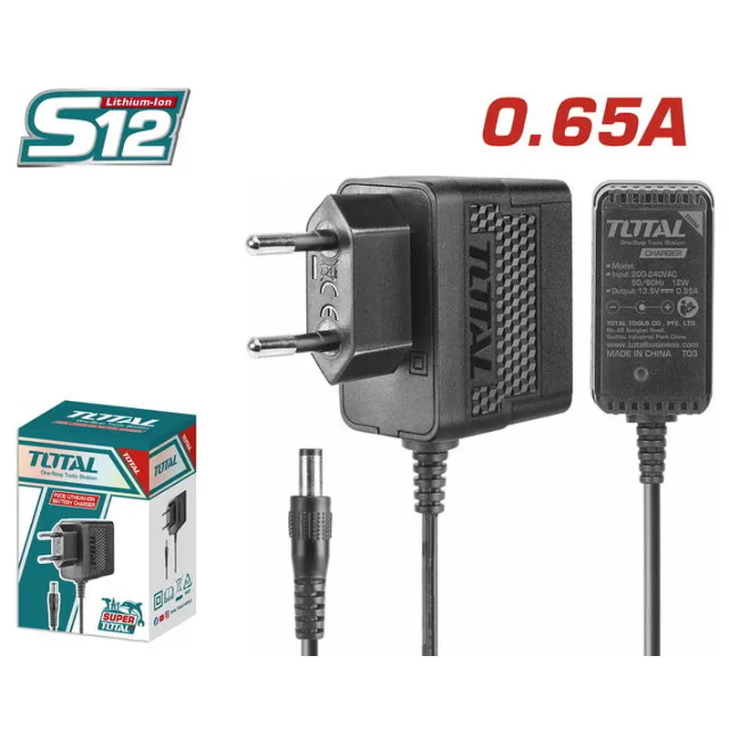 TOTAL CHARGER FOR Li-ion BATTERY 12V FOR TDLI1232 / TIDLI1232 / TSPLI1212 (TCLI12071)