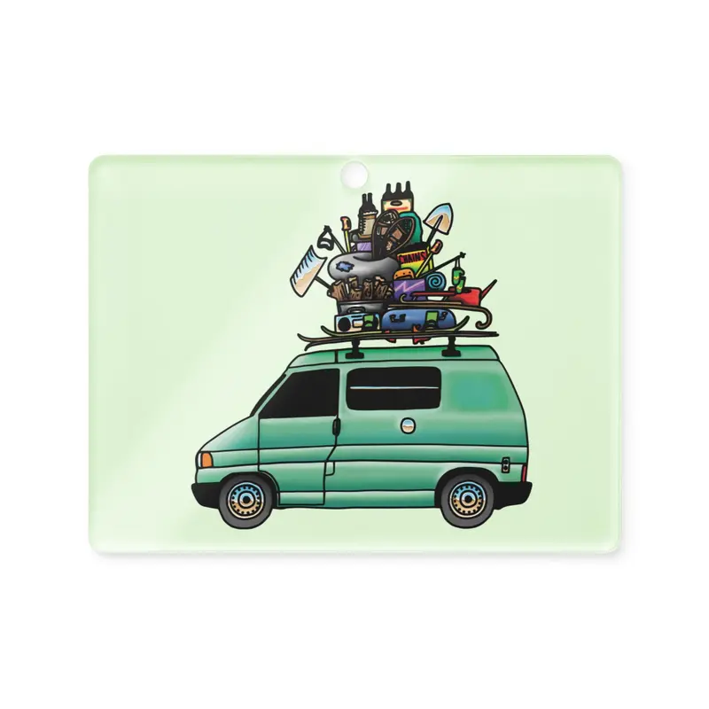 RAD Eurovan Acrylic OrnamentCircle