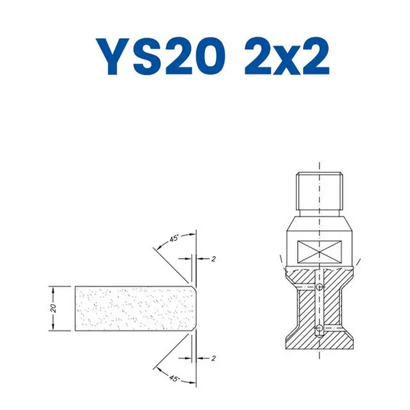 YS20 2x2(20mm Double Chamfer 2x2)EHS Kit (All materials high speed) / 1