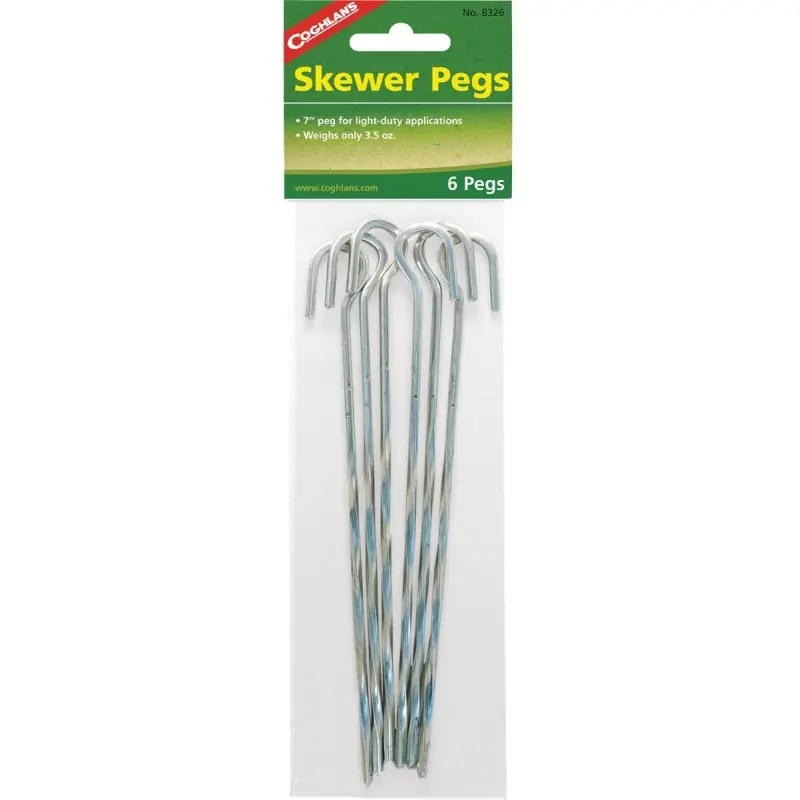 Coghlan's 8326 Skewer Peg, 7 in L, Steel