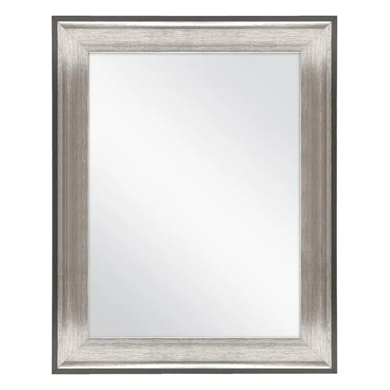 23 in. W x 29 in. L Framed Fog Free Wall Mirror in Two-Tone Pewter3.6 / each