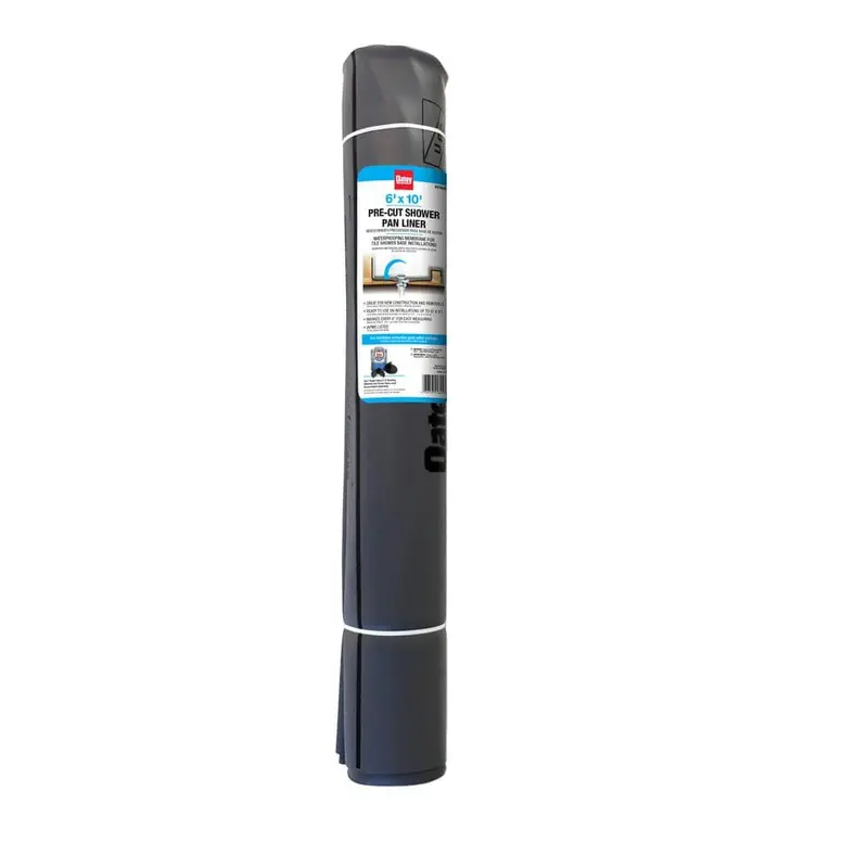 6 ft. x 10 ft. Gray PVC Shower Pan Liner