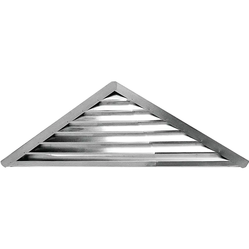 Lomanco LomanCool 909 Adjustable Louver, Aluminum, Mill, Roof Installation
