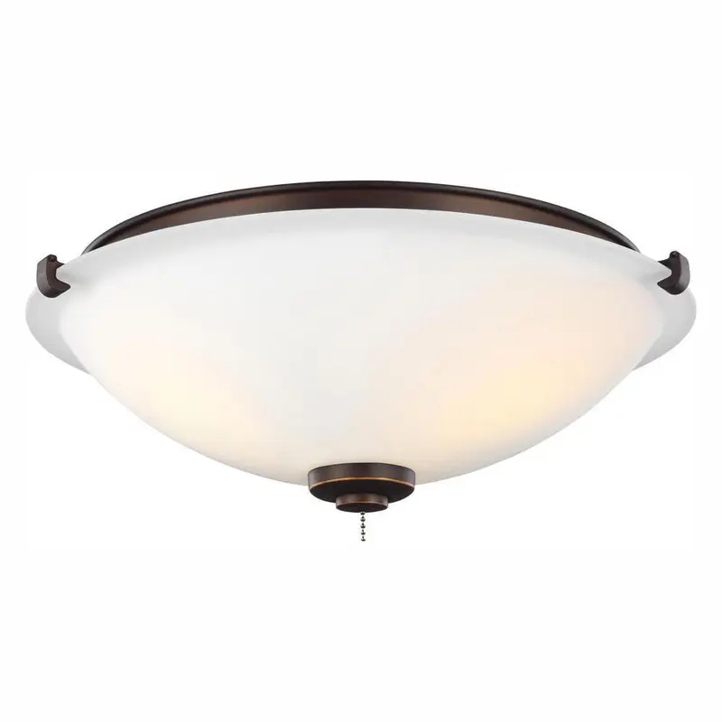 3-Light LED Ceiling Fan Light KitBrushed Steel