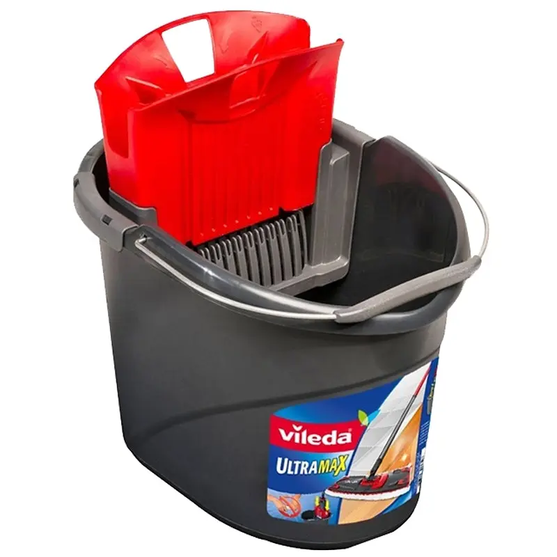Vileda UltraMax 158889 Bucket and Wringer, 10 L Capacity