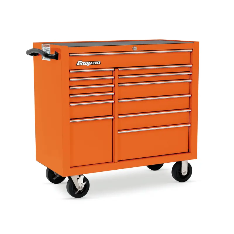 40" 13-Drawer Heritage Roll Cab Electric Orange