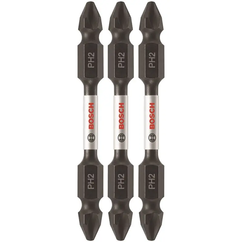 Bosch | ITDESQ22503 3 pc. Impact Tough 2.5 In. Square #2 Double-Ended Bits