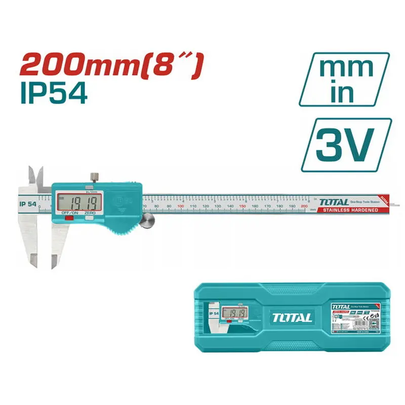 TOTAL Digital caliper 200mm (TMT322006)