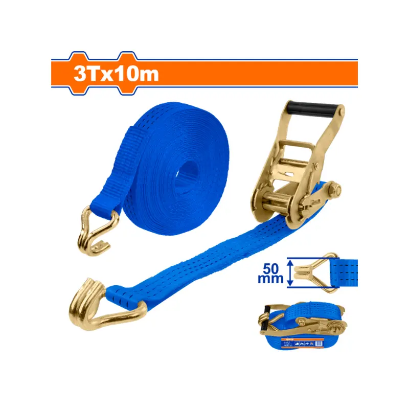 WADfow 3 Ton Ratchet Strap 10m