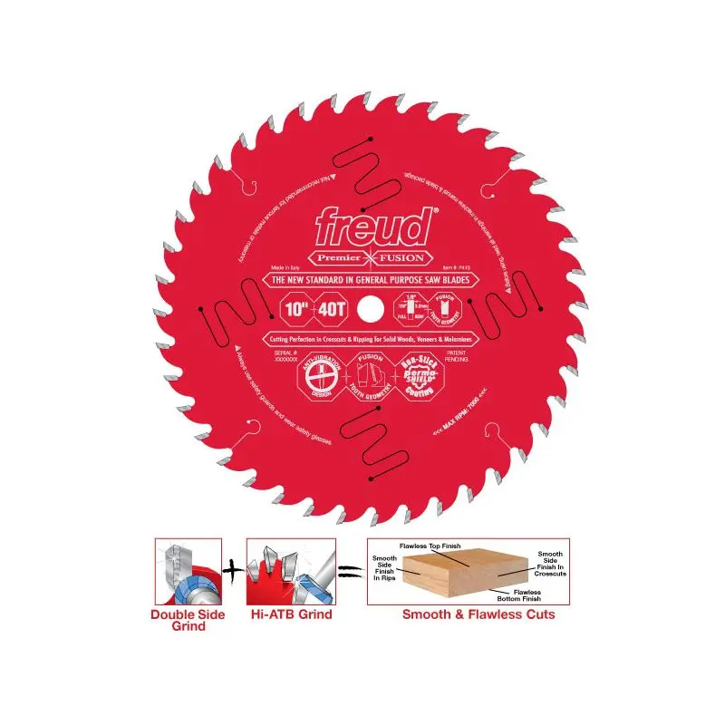 Freud | P410C 10" 40T Carbide General Purpose Blade