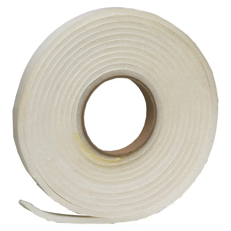 Frost King L342H Foam Tape, 3/4 in W, 17 ft L, 1/4 in Thick, Polyfoam, White