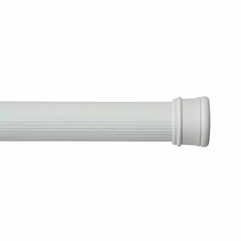 Kenney Manufacturing Fashion Tension Shower Rod White36"-63"