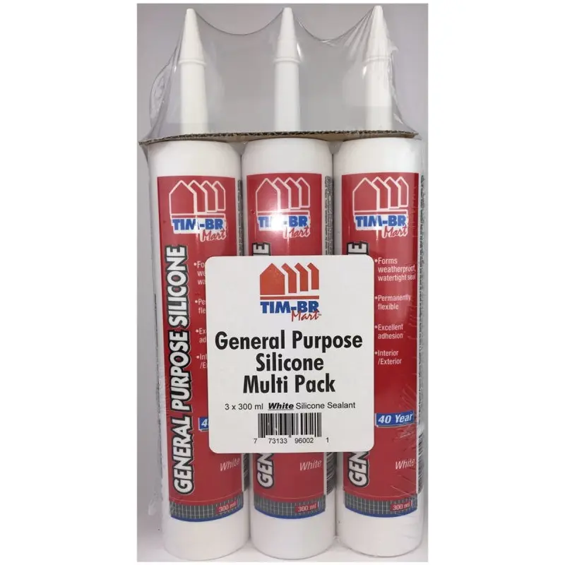 Flame Control WZ96002 Silicone Sealant, White, 300 mL