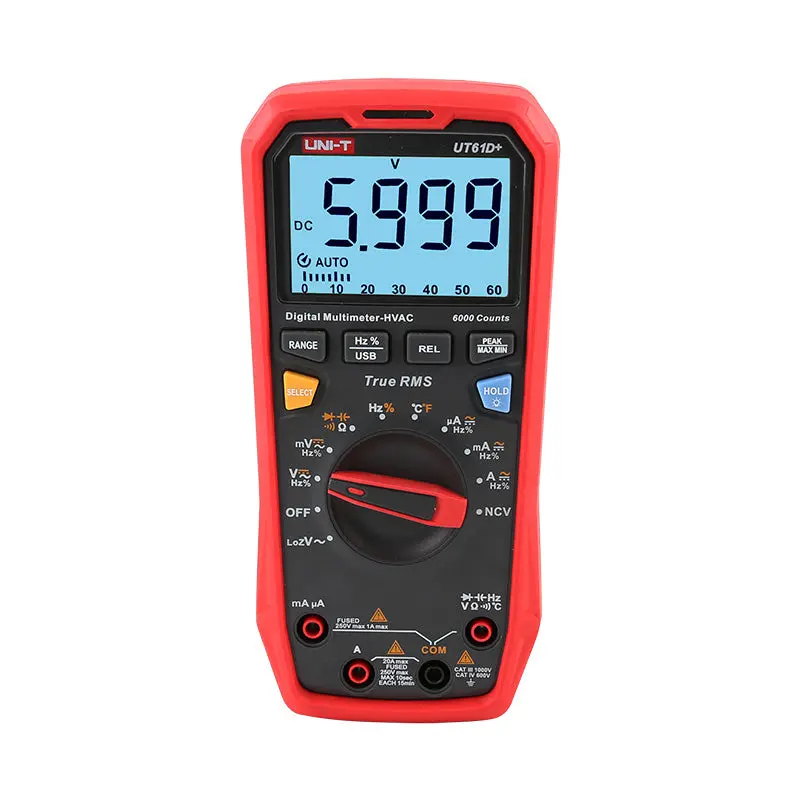UNI-T 1000V True RMS Digital Multimeter | UT61D 