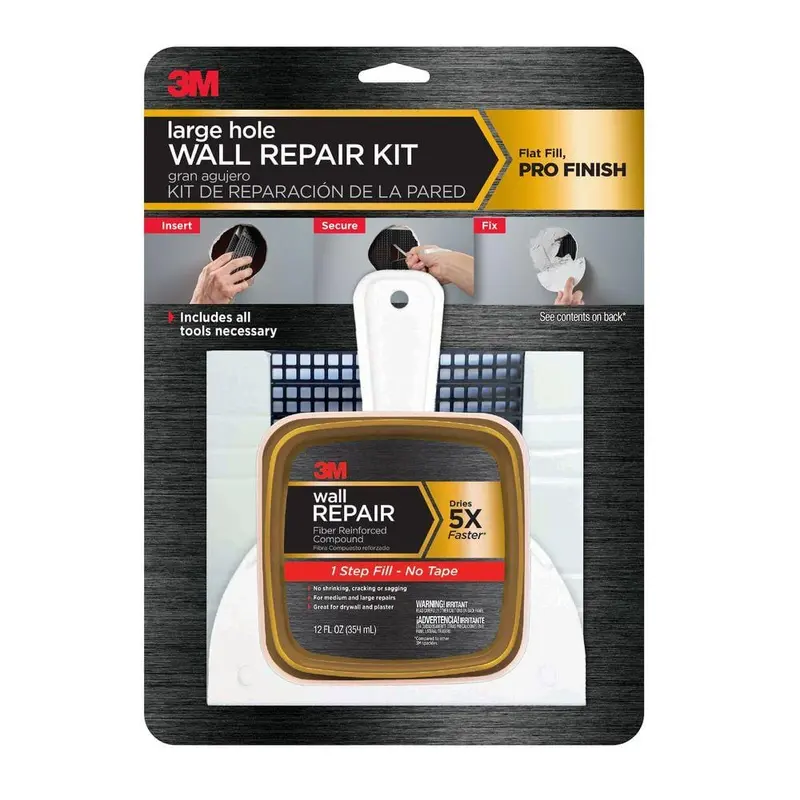 3M 12 fl. oz. Large Hole Wall Repair Kit.714 / each