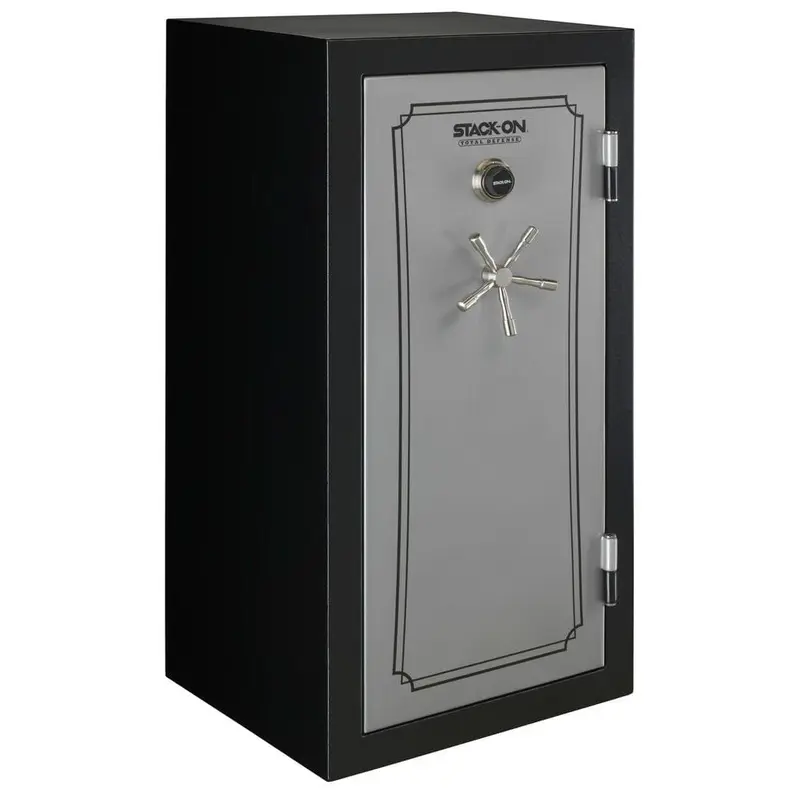 40-Gun Fire/Waterproof Combination Lock Safe, Matte Black/Silver