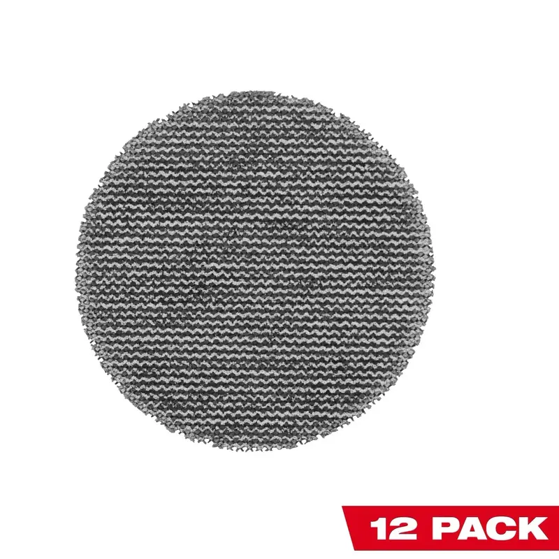 Milwaukee 3 Mesh Sanding Discs with POWERGRID Tear Resistant Mesh80 Grit
