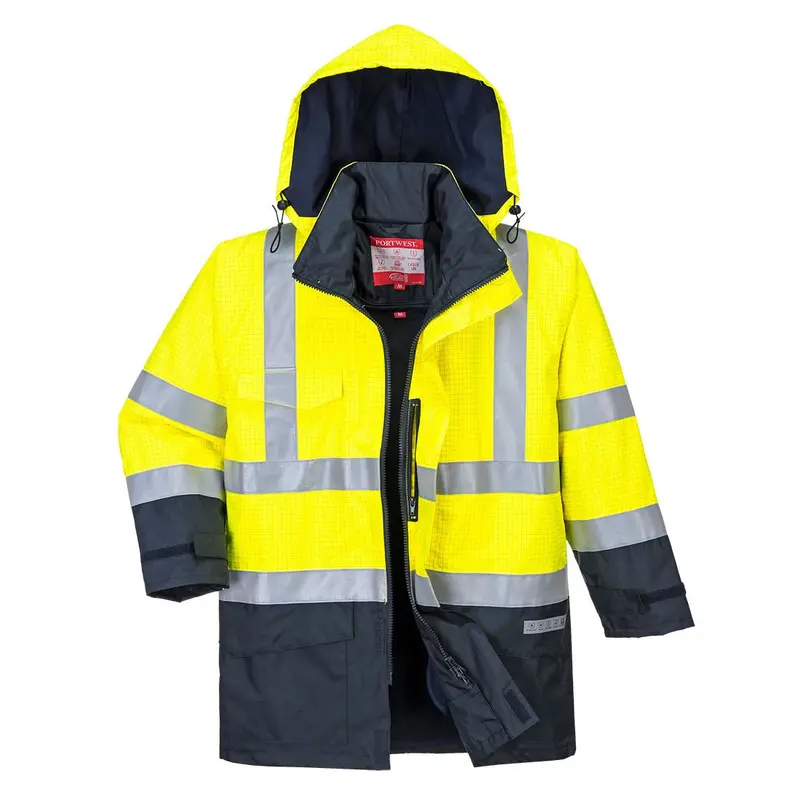 Portwest Bizflame Rain Hi-Vis Multi-Protection Yellow/Navy | S779XS