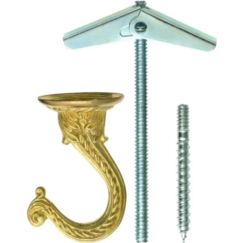 OOK 50331 Swag Hook, Brass, 2/PK