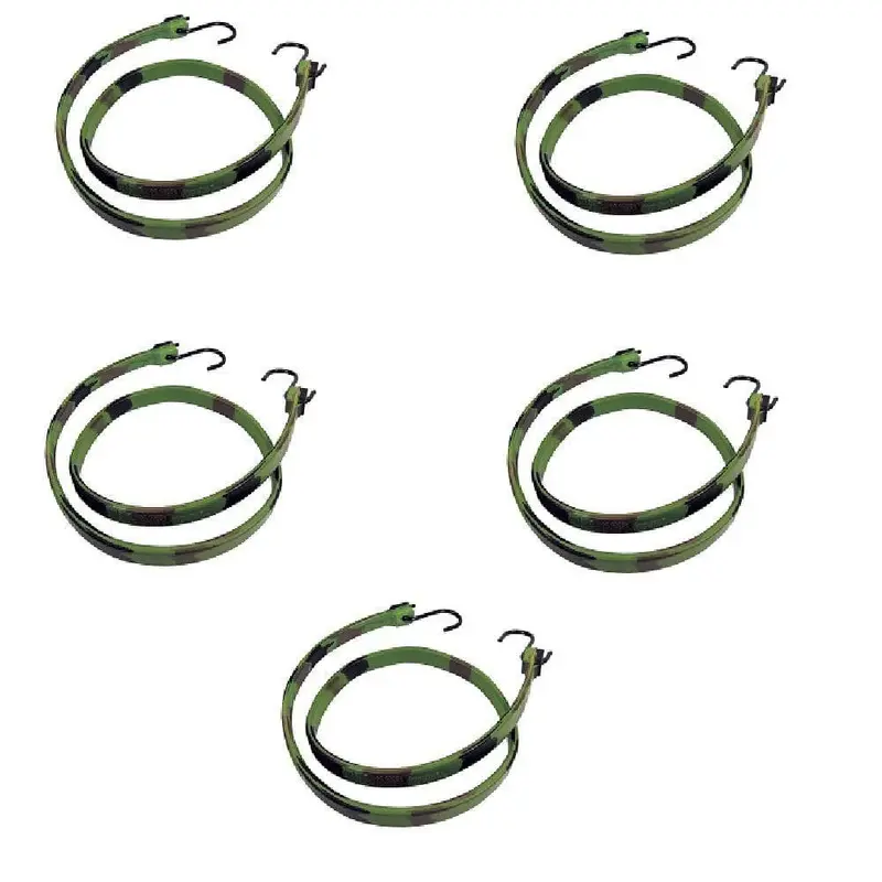 5-Piece EPDM Camo Rubber Strap Jar Assortment