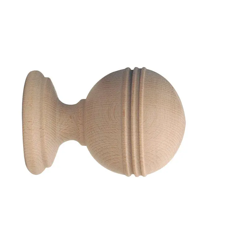 Forest Porto Finial Ringed Ball BL 2"