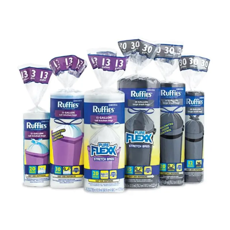 Berry Plastics Ruffies Trash Bags42 Gallon