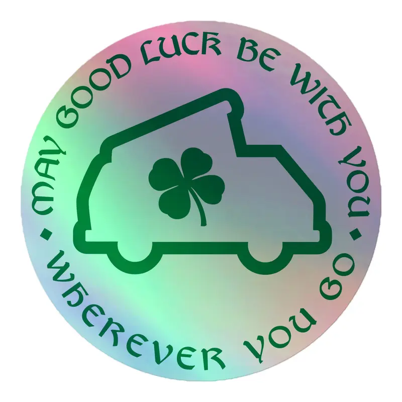 Lucky Westy Holographic Sticker33