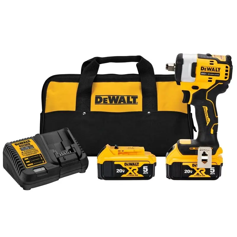 DEWALT DCF911P2 20V MAX 1/2 IN. CORDLESS IMPACT WRENCH WITH HOG RING ANVIL KIT