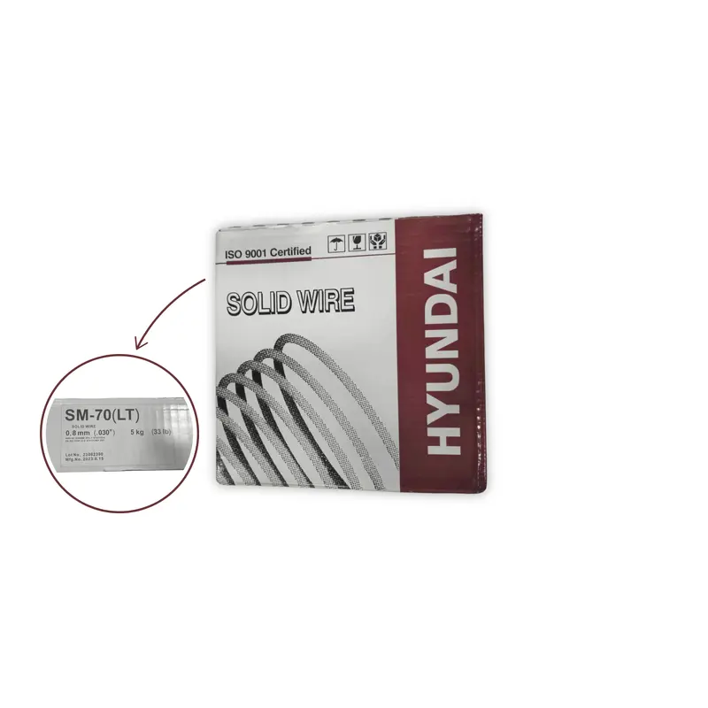 Hyundai Solid Welding Wire 0.8mm | SM-705 kg