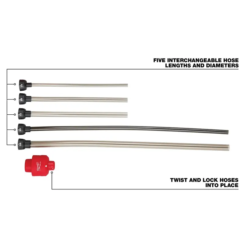 Milwaukee AIR-TIP 49-90-2037 Long Reach Flexible Micro Hose Set