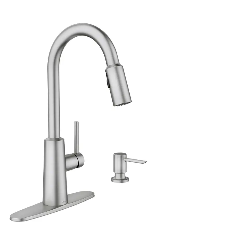 Nori One-Handle High Arc Pulldown Kitchen FaucetChrome