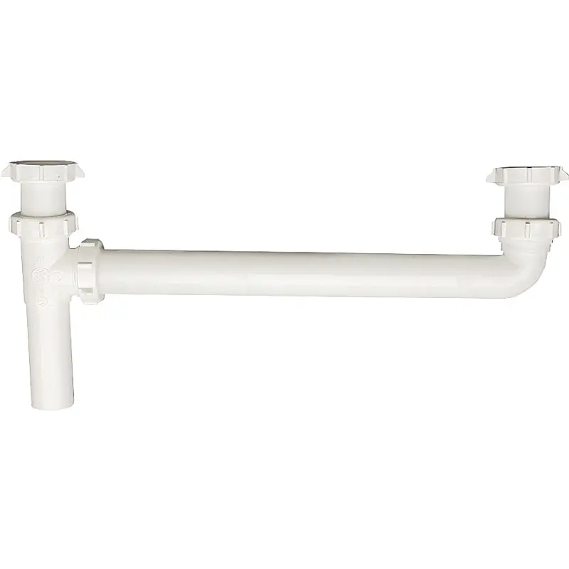 Plumb Pak PP925W End Waste Outlet, 1-1/2 in, Slip, Plastic, White
