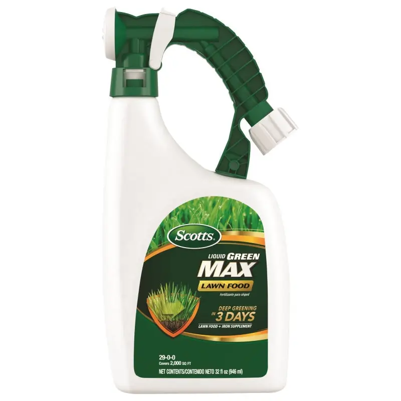 Scotts 3300910 Lawn Food, 32 fl-oz Bottle, Liquid, 29-0-0 N-P-K Ratio