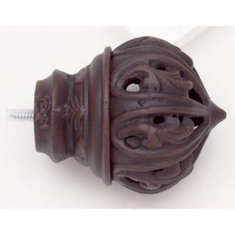 Crown Palace Finial With Plug - 777 - Rust