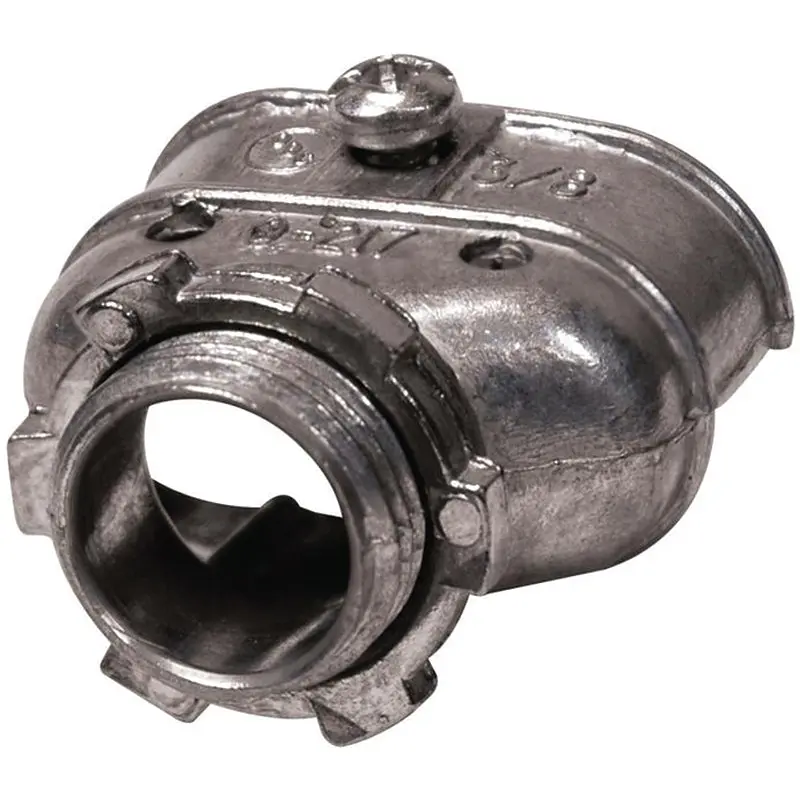 Hubbell DUP038R1 Duplex Connector, 3/8 in, Zinc