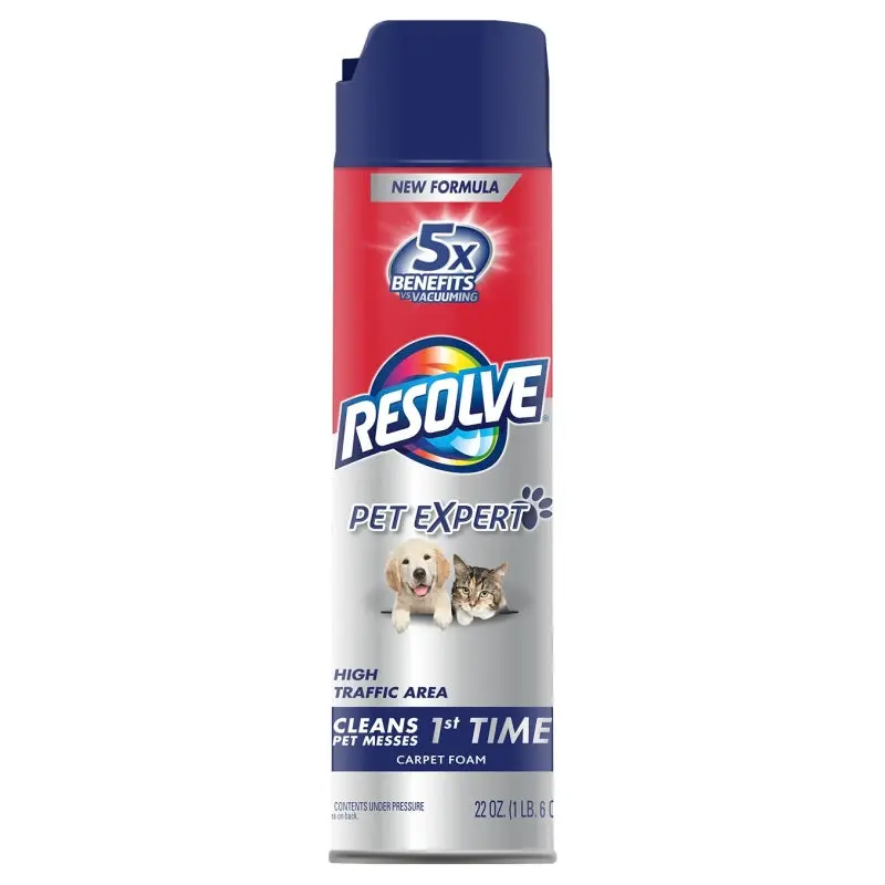 Resolve 1920083262 Carpet Cleaner, 623 g Can, Foam, Characteristic, White