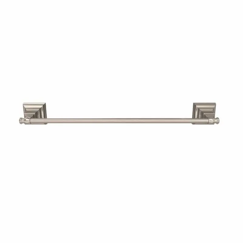Amerock Markham 18-in Brushed Nickel Wall Mount Single Towel Bar