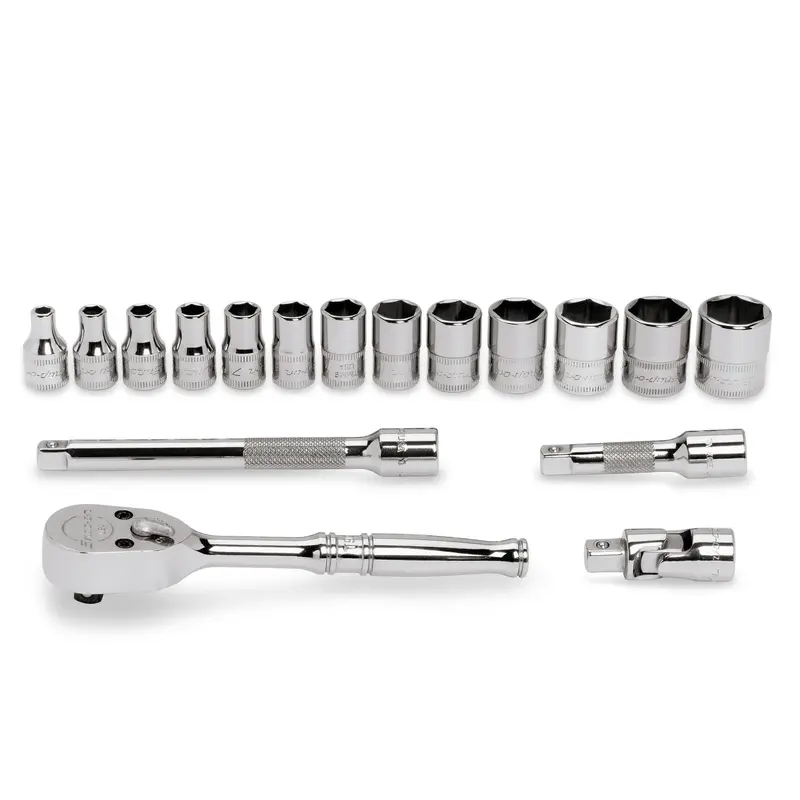 17 pc Metric Starter Set 1/4" Drive
