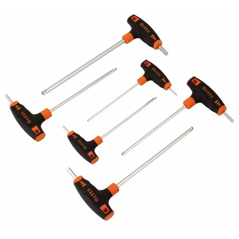 Retta T-Handle Ball Head Hex Key Set 6 Pieces | RTB2000