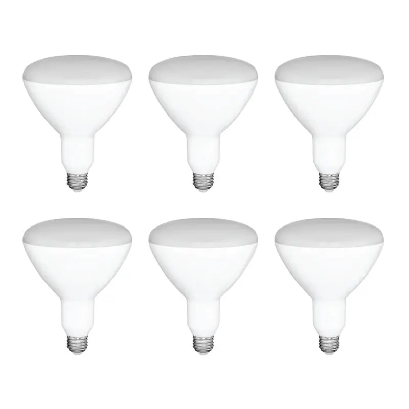 65-Watt Equivalent BR30 Dimmable LED Light Bulb Daylight (6-Pack)Daylight